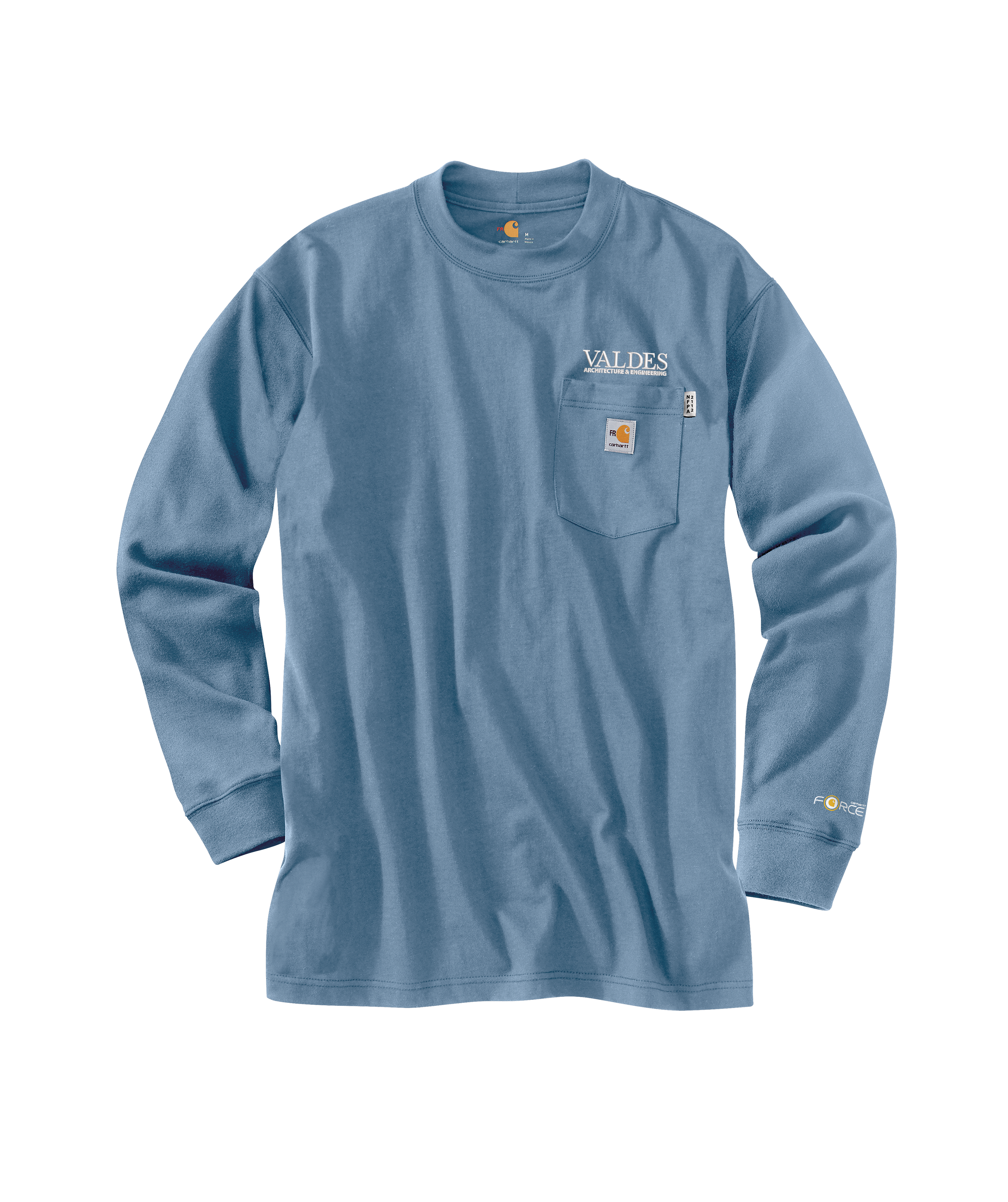 Carhartt Men's Flame Resistant Force Loose Fit Midweight Long-Sleeve Pocket T-Shirt - NFPA 2112