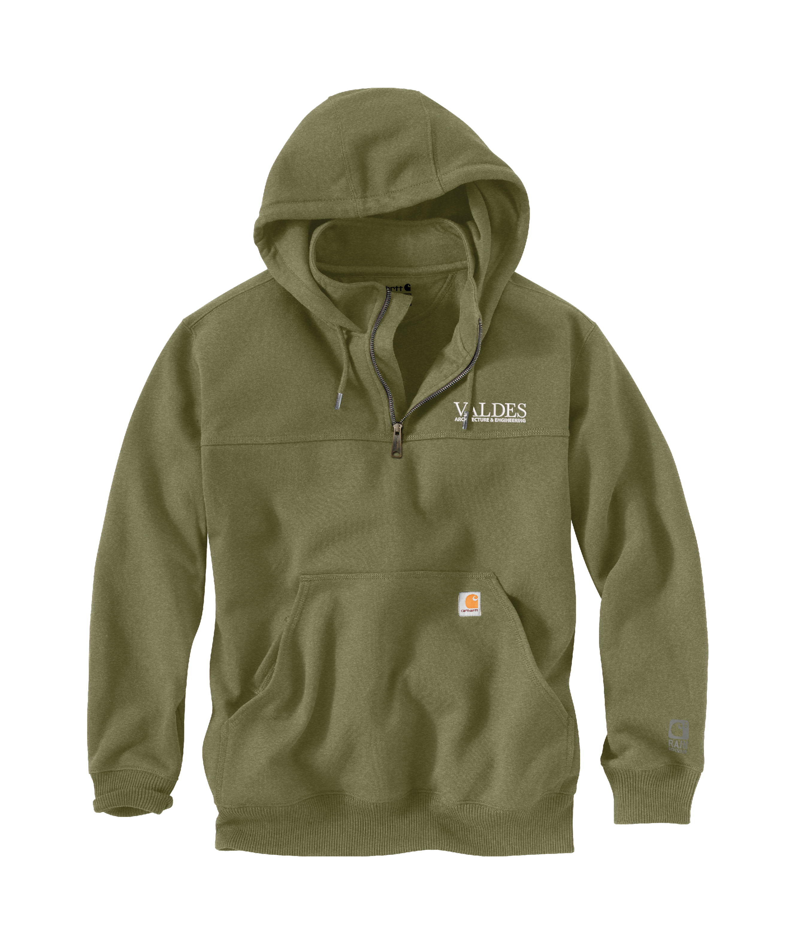 Carhartt Men's Rain Defender Loose Fit Heavyweight Quarter-Zip Sweatshirt