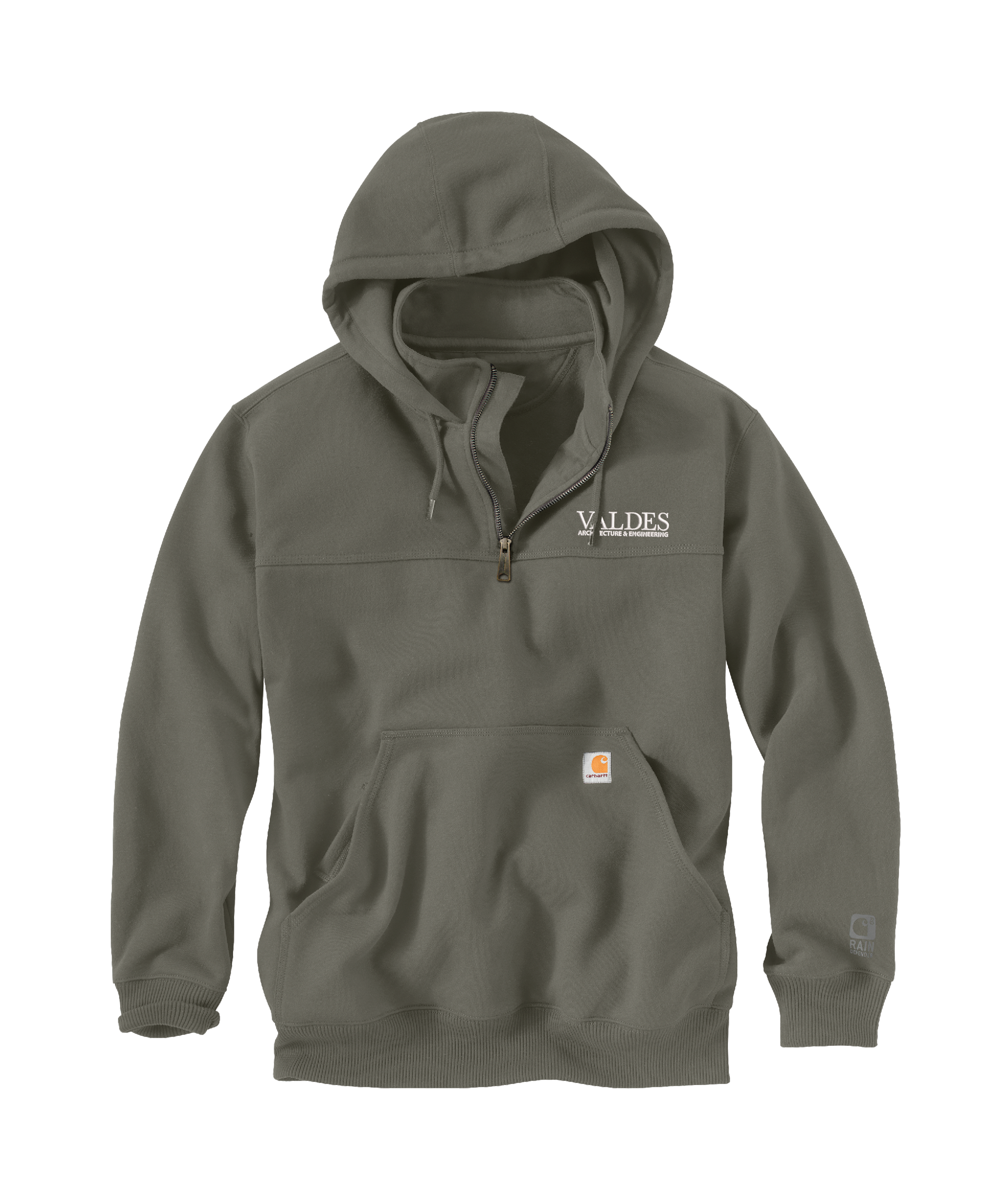 Carhartt Men's Rain Defender Loose Fit Heavyweight Quarter-Zip Sweatshirt