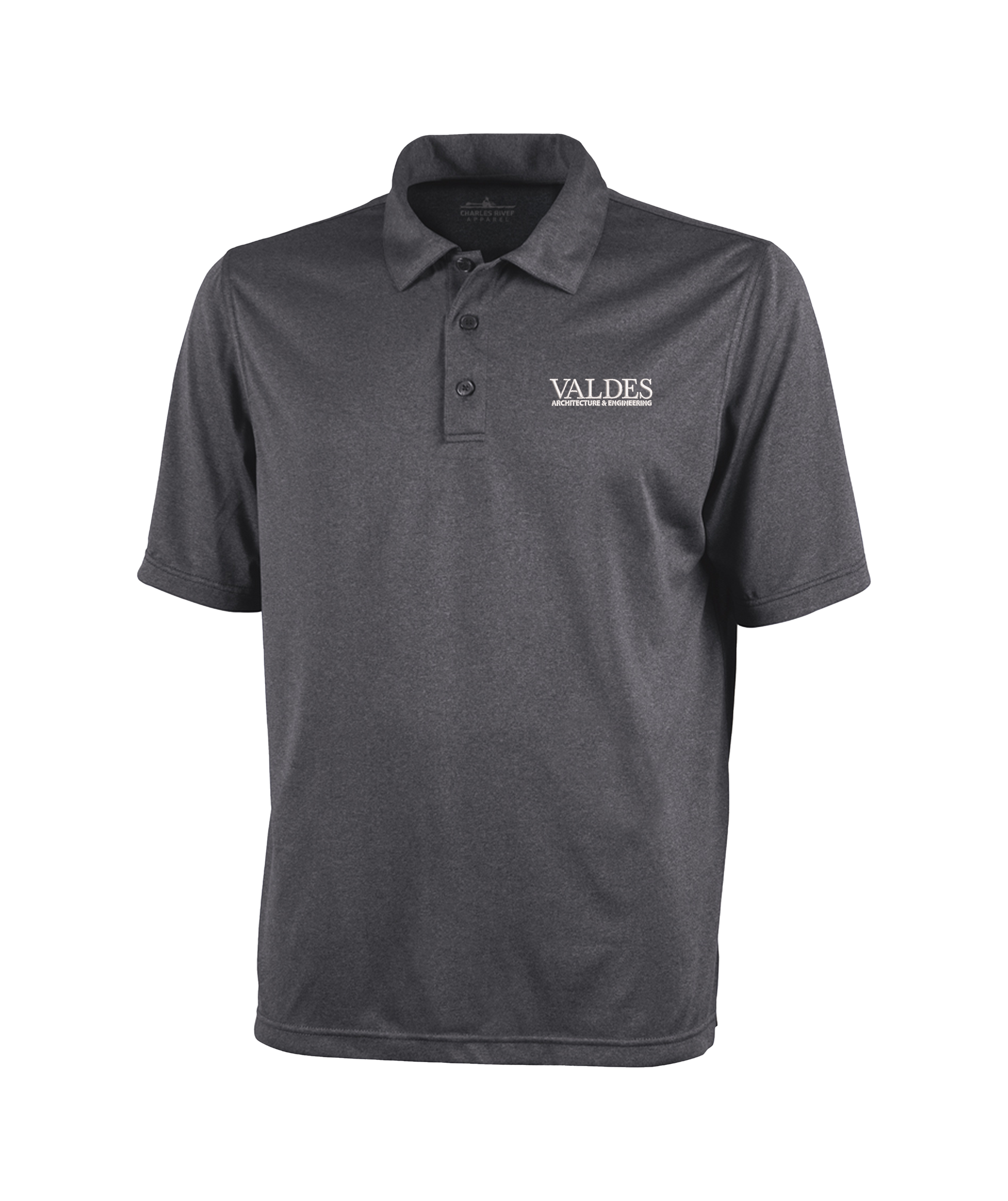 Charles River Men's Heathered Polo