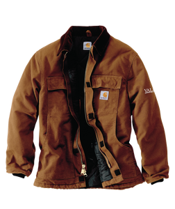 Carhartt Men's Loose Fit Firm Duck Insulated Traditional Coat