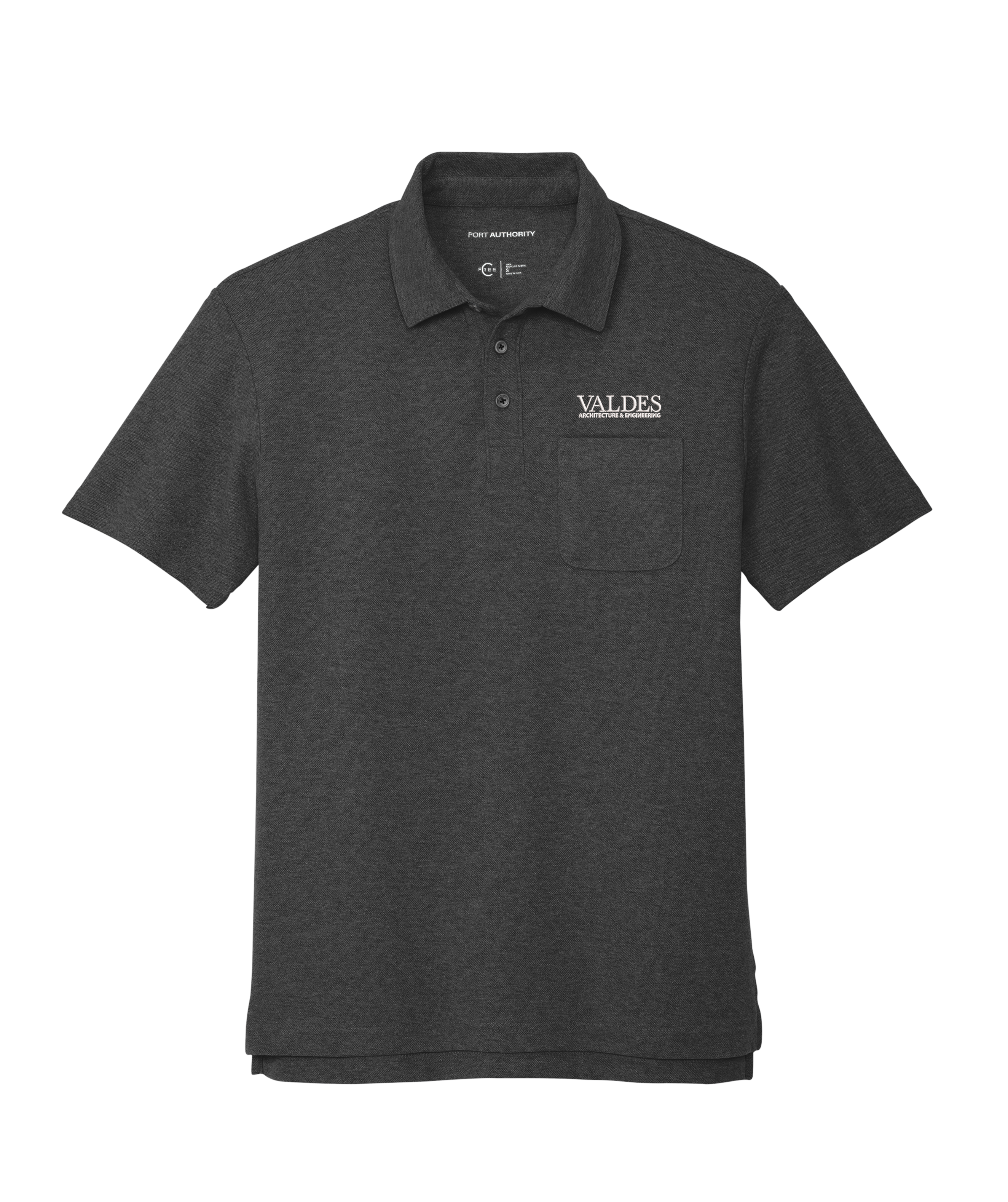 Port Authority® C-FREE ™ Cotton Blend Pique Pocket Polo