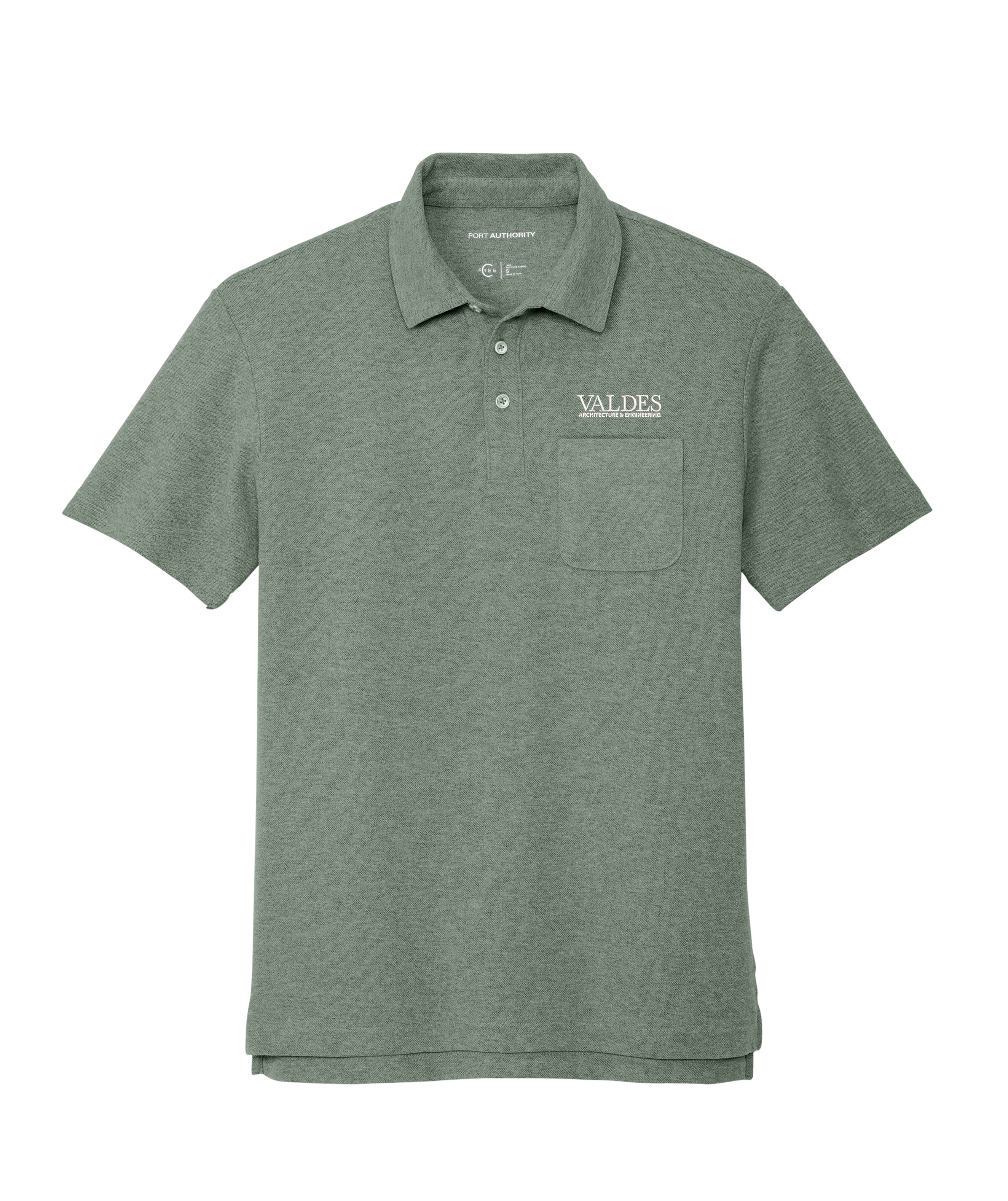 Port Authority® C-FREE ™ Cotton Blend Pique Pocket Polo