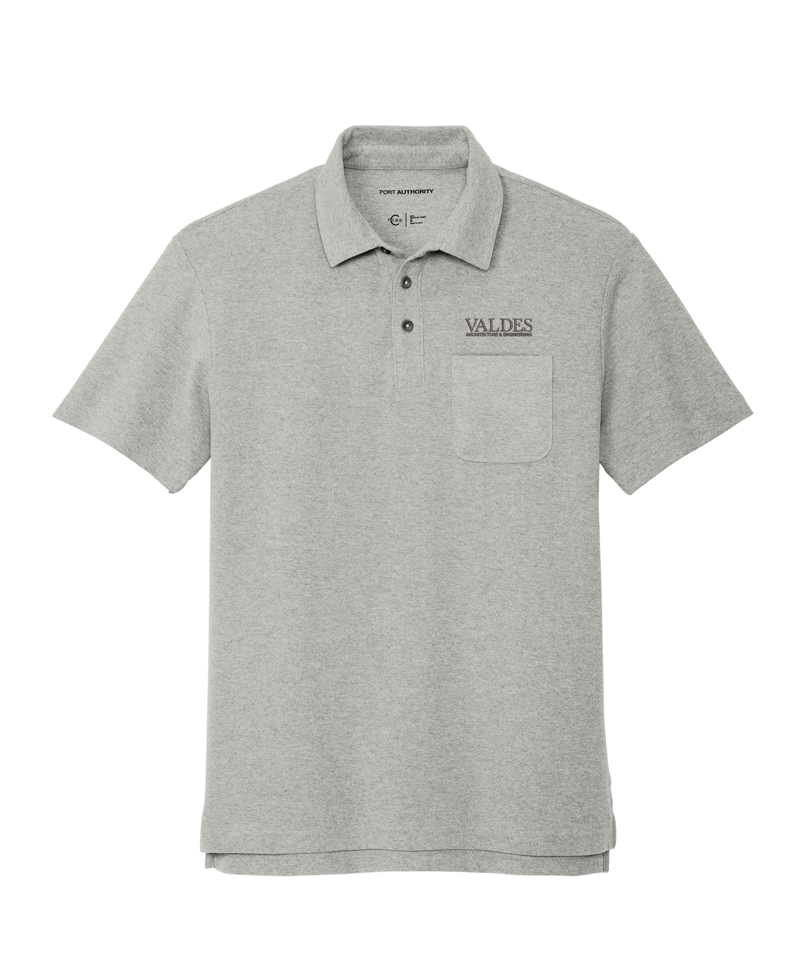 Port Authority® C-FREE ™ Cotton Blend Pique Pocket Polo