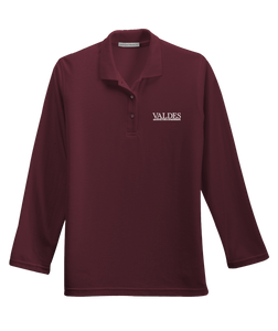 Port Authority® Ladies Silk Touch™ Long Sleeve Polo - New Employees