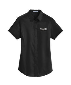 Port Authority® Ladies Short Sleeve SuperPro™ Twill Shirt