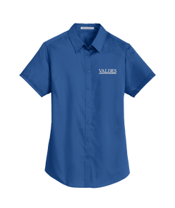 Port Authority® Ladies Short Sleeve SuperPro™ Twill Shirt