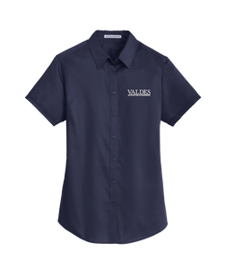 Port Authority® Ladies Short Sleeve SuperPro™ Twill Shirt