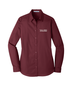 Port Authority® Ladies Long Sleeve Carefree Poplin Shirt - New Employees