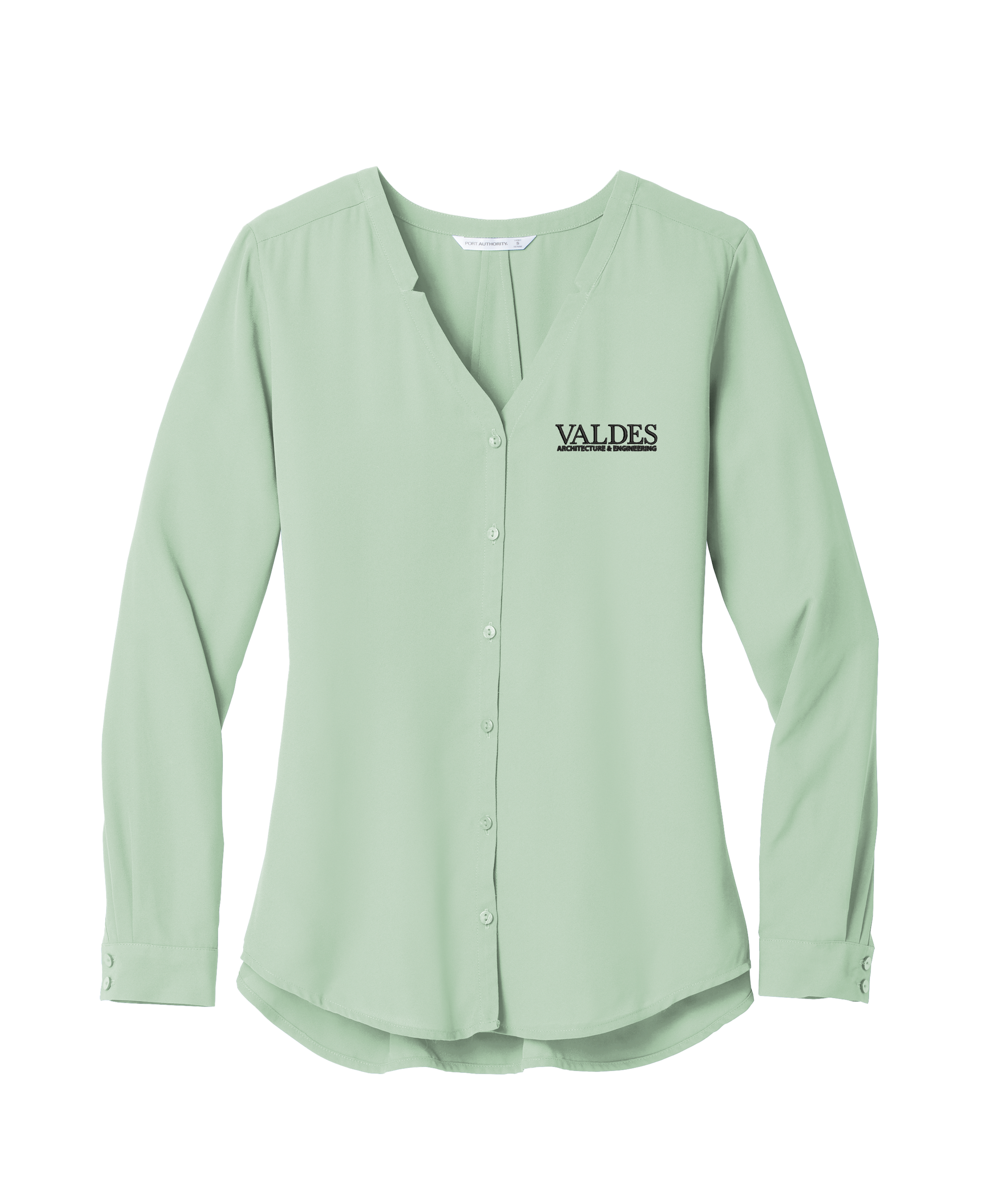 Port Authority ® Ladies Long Sleeve Button-Front Blouse