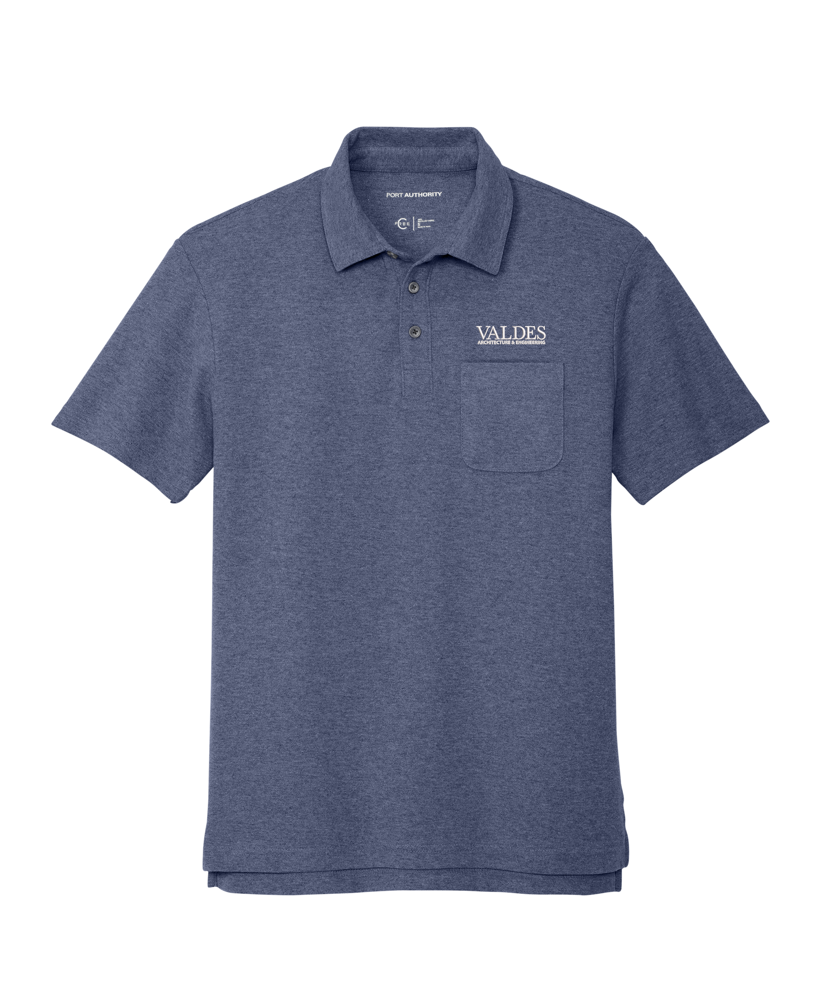 Port Authority® C-FREE ™ Cotton Blend Pique Pocket Polo