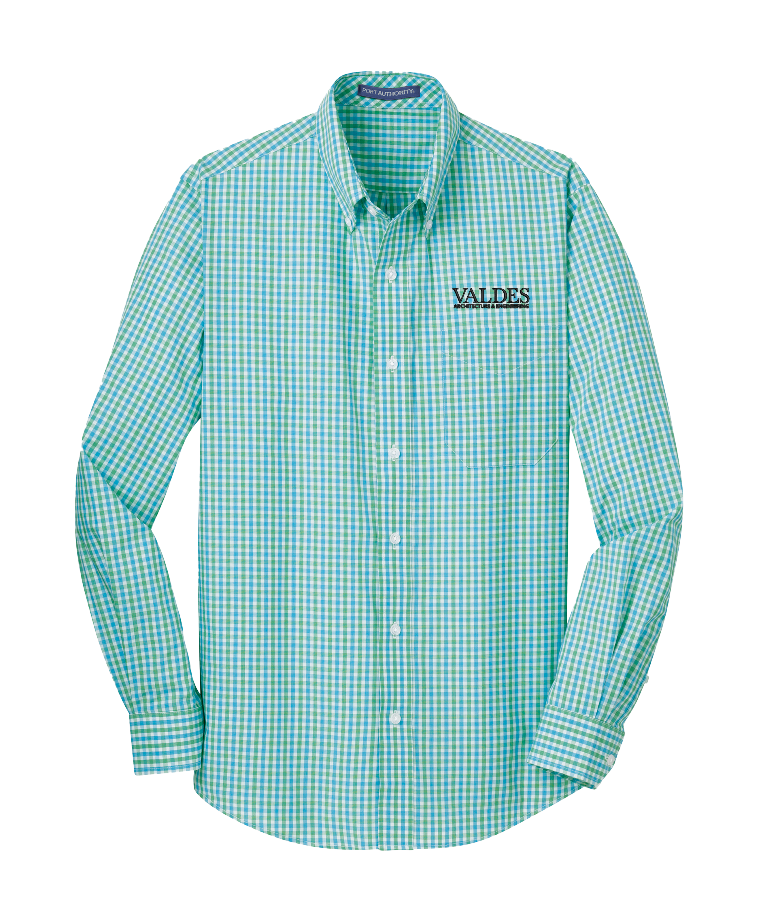 Port Authority® Long Sleeve Gingham Easy Care Shirt