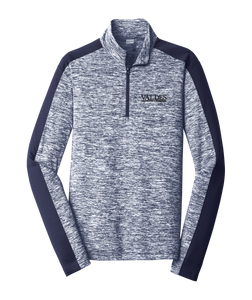 Sport-Tek® PosiCharge® Electric Heather Colorblock 1/4-Zip Pullover