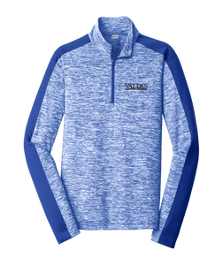 Sport-Tek® PosiCharge® Electric Heather Colorblock 1/4-Zip Pullover