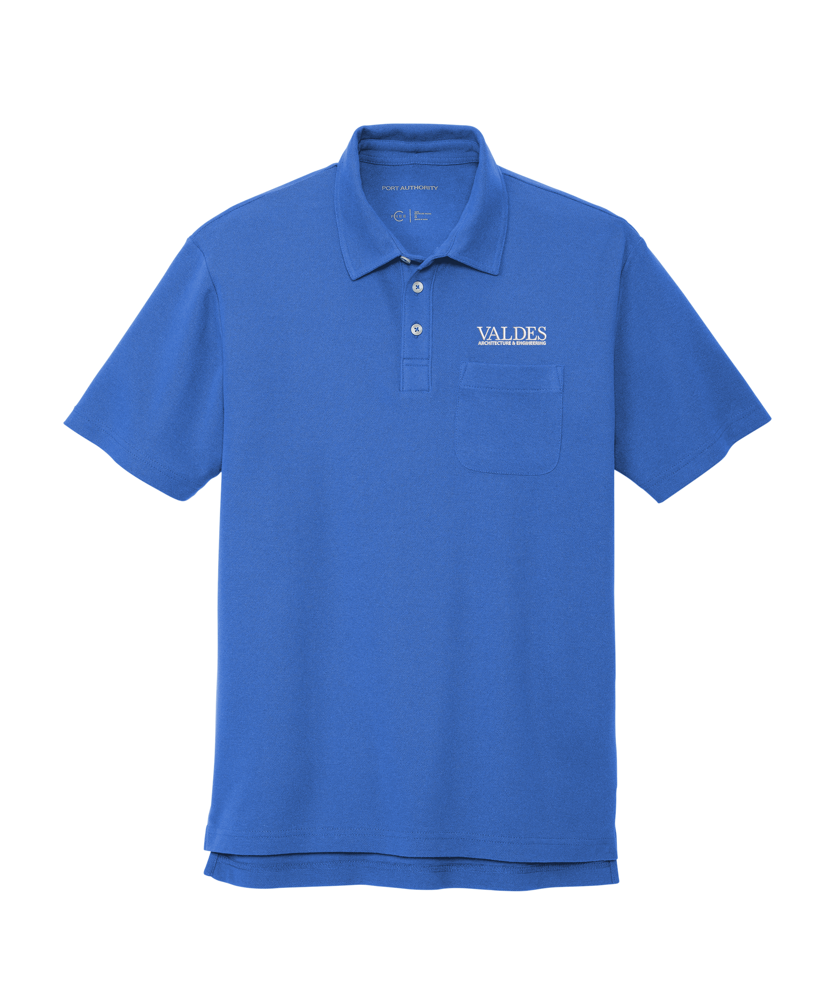 Port Authority® C-FREE ™ Cotton Blend Pique Pocket Polo