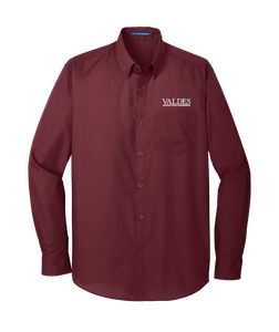 Port Authority® Long Sleeve Carefree Poplin Shirt - New Employees