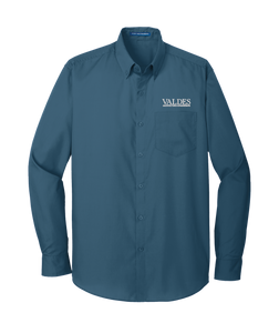 Port Authority® Long Sleeve Carefree Poplin Shirt - New Employees